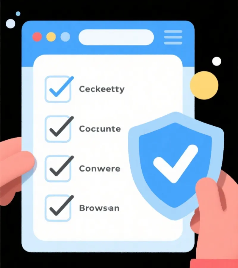 澳洲幸运8网址验证与安全检查示意图