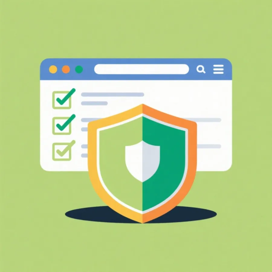 网站安全认证与核验流程示意